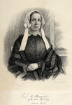31781 Portret van jonkvrouwe C.J. de Beaufort-van Eysinga, geboren 1817, echtgenote van jonkheer P. de Beaufort - lid ...